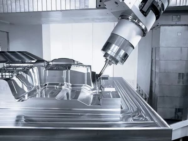 Multi-axis machining of precision components